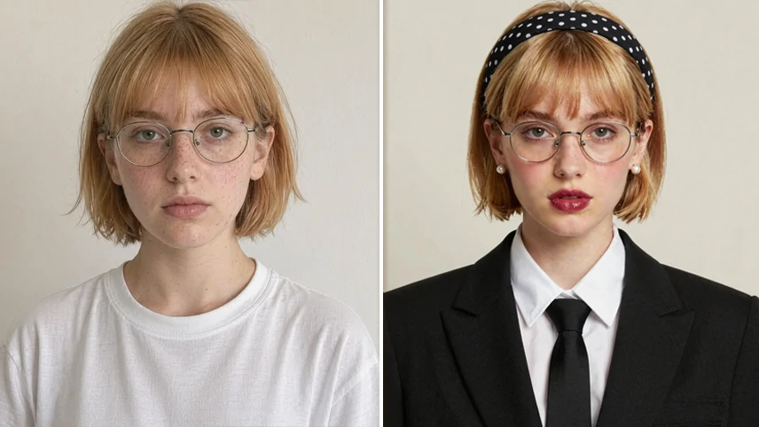 Ejemplo de retrato generado a partir de una selfie con IA